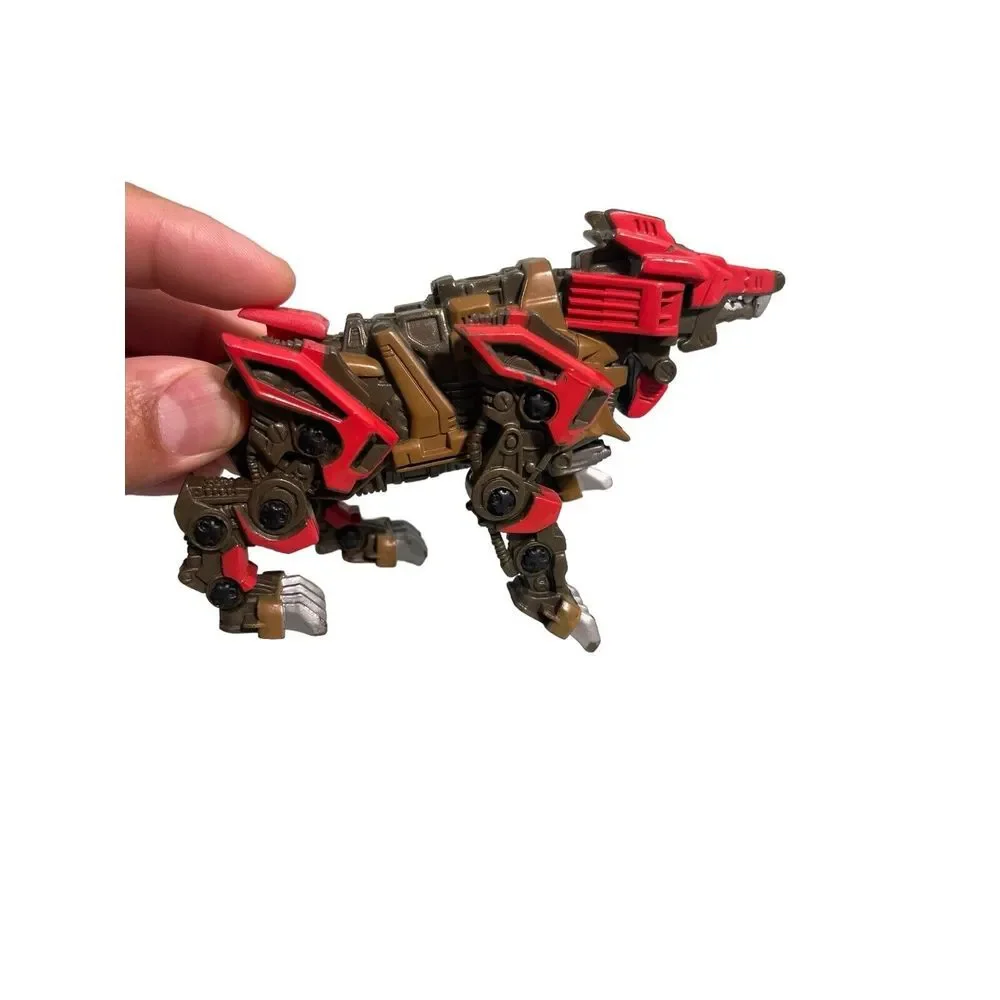 Tomy Hasbro Zoids Liger Zero X Red Action Figure 2002 *Missing Parts* Incomplete